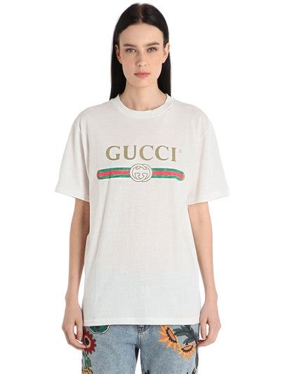 luisaviaroma gucci t shirt|gucci jersey t shirt.